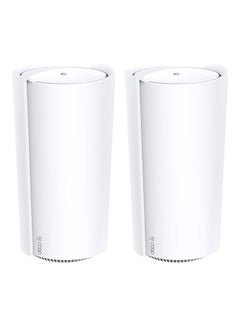 اشتري AXE11000 Tri Band 6E Wi-Fi Mesh Network System, 10Gbps Ethernet Port, Compatible With Alexa White في السعودية