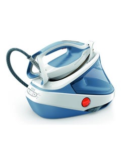 Buy Pro Express Ultimate Steam Generator Iron, 7.6-Bar High Pressure, 155 g/min Cont. Steam Output, 580 g/min Steam Boost, No-Setting Technology, Long-Lasting Performance, Vertical Steam 1.2 L 2700 W GV9710M0 Blue & White in UAE