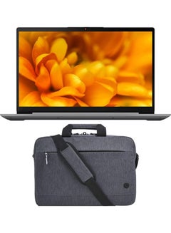 Buy Ideapad 3 15ITL6 15.6-Inch FHD IPS Display Laptop, Intel Core i7-1165G7 |8GB DDR4 Ram |1TB NVMe M.2 SSD |Intel Iris Xe Graphics |Windows-11 With Free Lenovo Grey T210 Laptop Bag Arctic Grey in UAE