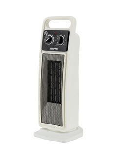 اشتري Fan Heater Ceramic Heating Element overheat Protection safety tip over Switch  adjustable Thermostat Indicator Light 1500.0 W GRH28530 white في الامارات