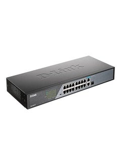 اشتري 18-Port 10/100BASE-TX PoE Unmanaged Surveillance Switch Black في مصر