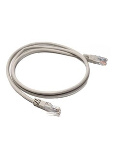 Buy CAT6A Networking Patch Cable UTP 1M Grey in UAE