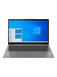 اشتري Ideapad 3 Laptop With 15.6-Inch FHD Display, Core i7-1165G7 Processor/12GB RAM/512GB SSD/Integrated Graphics/Windows 10 English Arctic Grey في الامارات