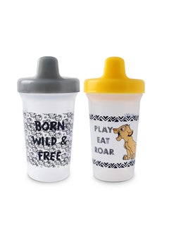 Buy 2-Piece Lion King Sippy Cup Set,300 ml in UAE