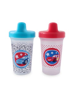 Buy 2-Piece Cars Sippy Cup Set,300 ml in UAE