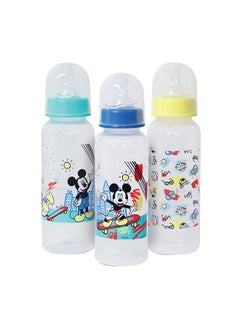 Buy Pack Of 3 BPA Free Baby Feeding Bottle 250 ML in Saudi Arabia