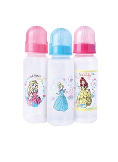 Buy Pack of 3 Princess Feeding Bottle in UAE