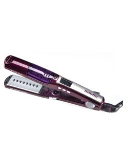Buy I-Pro Steam 230 Wet & Dry Hair Straightener Black/Purple/Silver in Saudi Arabia