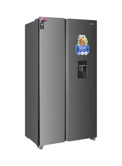 Buy Side By Side Refrigerator Gross Capacity 700L, Net Capacity 562L, Inverter Compressor, Electronic Control, Odour Control System ADF 660SSDH12CPI Inox in UAE