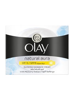 Buy Natural Aura Day SPF 15 Glowing Radiance Cream With Mulberry Extract 50grams in UAE