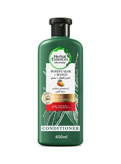 Buy Color Protect Sulfate Free Potent Aloe Vera And Mango Natural Conditioner For Dry Hair 400ml in Saudi Arabia