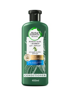 Buy Hair Strengthening Sulfate Free Potent Aloe Vera And Bamboo Natural Conditioner For Dry Hair 400ml in Saudi Arabia