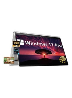 Buy Envy x360 Convertible 2-In-1 Laptop With 15.6-Inch Display, Core i7-1255U Processor/32GB RAM/1TB SSD/Intel Iris XE Graphics/Windows 11 Pro English/Arabic Natural silver in UAE