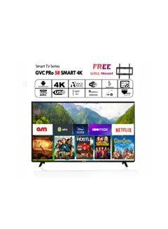 Buy 58-Inch Smart TV 4K LD-58TVUS Black in Saudi Arabia