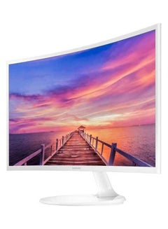 Buy 27" Curve Monitor, FHD, 1920X1080, 4ms (GTG), 3000:1, 1800R, 16:9, 250cd/m2, 60Hz, AMD FreeSync, Game mode, 1xHDMI, 1xD-Sub, 1x3.5mm White in Saudi Arabia