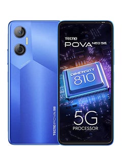Buy Pova Neo Dual SIM Sprint Blue 4GB RAM 128GB 5G – Middle East Version in Saudi Arabia