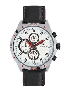 Buy Men's Sport Style PU Leather Wrist Watch in UAE