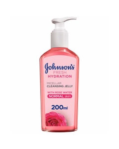 اشتري Johnson's, Face Cleanser, Fresh Hydration, Micellar Cleansing Jelly, Normal Skin, Pink في السعودية