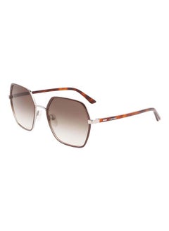 Buy Women's Full Rim Metal Modified Rectangle  Sunglasses  CK21131S-200-5620 in UAE