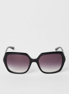 اشتري نظارة شمسية بإطار كامل مربع الشكل من الأسيتات - عدسات بمقاس: 57 مم للنساء في الامارات