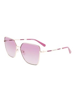 Buy Women's Full Rim Metal Modified Rectangle  Jeans Sunglasses  CKJ21217S-717-5915 in UAE