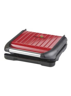 Buy George Foreman Electric Indoor Grill Medium, With 75M Cord For Home And Office Use, Stainless Steel Family Grill 1650 W 25040 Red/Black in Saudi Arabia