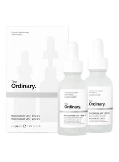 اشتري Pack Of 2 Niacinamide 10% And Zinc 1% High Strength Vitamin And Mineral Blemish Formula 30ml في مصر