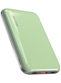 Buy 10000.0 mAh 10000 mAh Power Bank 20 W With Type C Lightning Input Type C And USB A Output Green in UAE