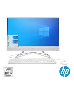 Buy All In One 23.8 Inch FHD Display Desktop PC 24-df0026na Intel i5-10400T 256GB SSD 8GB RAM UHD Graphics 630 Windows 11 Home With USB Wired Keyboard And Mouse english White in UAE