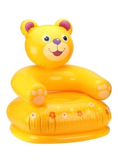 اشتري Air Teddy Bear Shape Attractive Designed Lightweight Inflatable Chair 65x64x79cm في السعودية