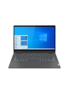 اشتري IdeaPad Flex 5 Laptop With 14-Inch Display, Core i7-1165G7 Processor/16GB RAM/512GB SSD/Intel Iris Xe Graphics/Windows 11 Home - 2 Years, Premium care Grey في الامارات