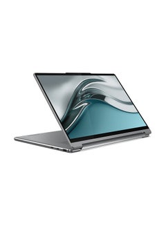 اشتري YOGA 9 Laptop With 14-Inch WQUXGA OLED Display, Core i7-1260P Processor/16GB RAM/1TB SSD/Integrated Graphics/Windows 11 Home - 2 Years, Premium care Arabic Strom Grey في الامارات