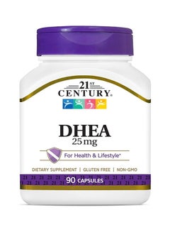 Buy DHEA Dietary Supplement 25mg - 90 Capsules in Saudi Arabia