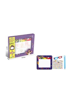 Buy 3D Magnetic Drawing Board Multicolour in Saudi Arabia