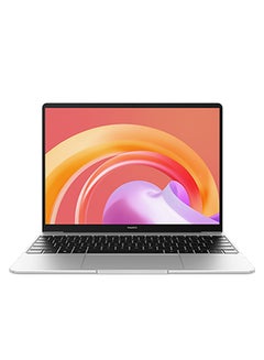 اشتري MateBook 13 2021 Laptop With 13-Inch Display, Core i5 1135G7 Processor/8GB RAM/512GB SSD/Intel UHD Graphics/Windows 10 Home English/Arabic Silver في السعودية