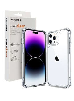 Buy Premium Protection Series Evoclear Scratch-Resistant Phone Case For iPhone 14 Pro Max Clear in Saudi Arabia