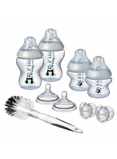 Buy Closer to Nature Newborn Baby Bottle Starter Kit, Breast-Like Teats With Anti-Colic Valve, 0 Months+ – Assorted in Saudi Arabia