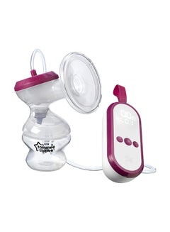 Buy MadeFor Me Single Electric Breast Pump, Strong Suction, SOft Feel, USB Rechargeable, Quiet, Portable, Express Modes, Baby Bottle Included in Saudi Arabia