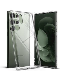 Buy Fusion Series Covers for Samsung Galaxy S23 Ultra Case (2023) TPU Protective Bumper Phone Cover - Clear in UAE