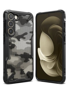 Buy Fusion-X Series Covers for Samsung Galaxy S23 Case (2023)  Hard Shockproof Protective Bumper Phone Cover - Camo black in UAE