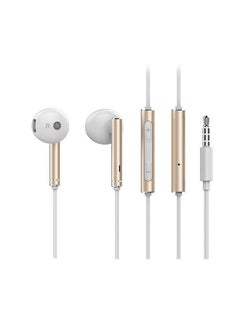 Buy Stereo In-Ear Headphone With Mic For Huawei Gold/White in Saudi Arabia