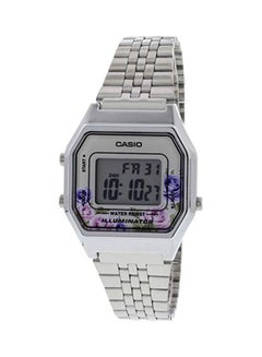 Buy Women's Stainless Steel Digital Watch LA680WA-4CDF - 29 mm - Silver in Egypt