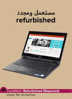 اشتري Refurbished - LATITUDE 5289 Laptop With 12.5-Inch Display,Core i7/16GB RAM/256GB SSD/Windows 10 Home English Black في الامارات