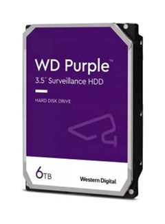 Buy Purple Surveillance Internal Hard Drive HDD - SATA 6 Gb/s, 256 MB Cache, 3.5" - WD63PURZ 6.0 TB in Saudi Arabia