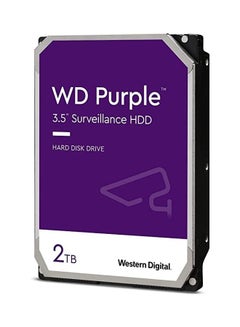 اشتري Surveillance Hard Drive, 5400 RPM, SATA 6 Gb/s, 64 MB Cache, 3.5" - Purple 2.0 TB في السعودية