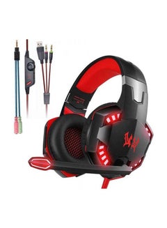 Buy G2000 Wired Over-Ear Gaming Headphone With Mic For PS4/PS5/XOne/XSeries/NSwitch/PC in Saudi Arabia