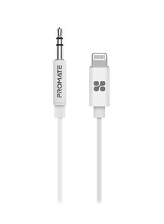 Buy Apple MFi Certified 3.5mm USB AUX Cable White in Saudi Arabia