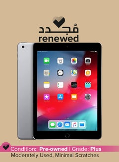 Buy Renewed - Ipad 6 (2018) 9.7-Inch 2GB RAM 32GB Wifi in Saudi Arabia
