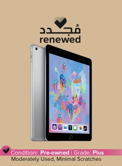 Buy Renewed - Ipad 6 (2018) 9.7-Inch 2GB RAM 32GB Wifi in UAE