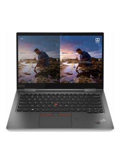 اشتري Thinkpad X1 Yoga Gen 6 2-In-1 Convertible Laptop Intel Core i5- 1135G7/8GB/256GB SSD/14'' WUXGA Display Windows 10 Professional Keyboard With Rechargeable Stylus Pen English Strom Grey في الامارات